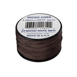 Linka MICRO Cord (125ft) Atwood Rope MFG U.S. Brown (CD-MC1-NL-30)