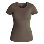 Women's T-shirt Organic Cotton Slim Helikon-Tex Earth Brown (TS-TSW-OS-0A)