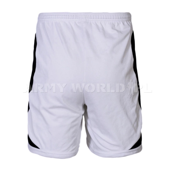 Spodenki Treningowe ADIDAS Coolmax Białe Oryginał Demobil BDB