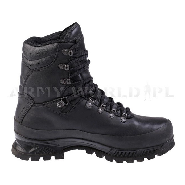 Buty Meindl MFS System Combat Extreme Kampfschuh Schwer Gore-tex Model 3705-01 Czarne Oryginał Demobil BDB