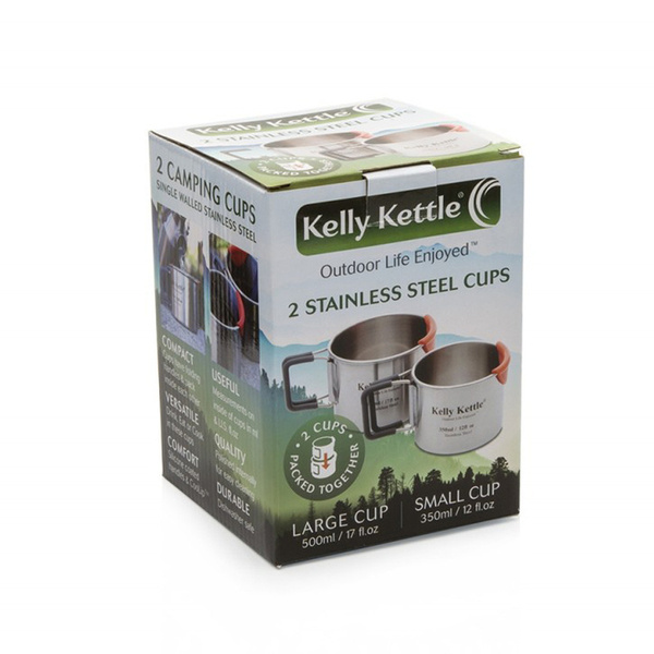 Camping Cup Set Stainless Steel Kelly Kettle