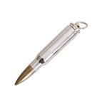 Military Bullet Pendant 7,62 x 63 (.30-06) Springfield Nickel Original