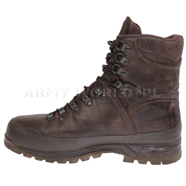 Buty Wojskowe Górskie Meindl 3546-10 Skórzane Brązowe Oryginał Demobil BDB