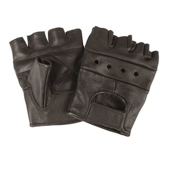 Tactical Gloves without fingers Paintball ASG Black Mil-tec New
