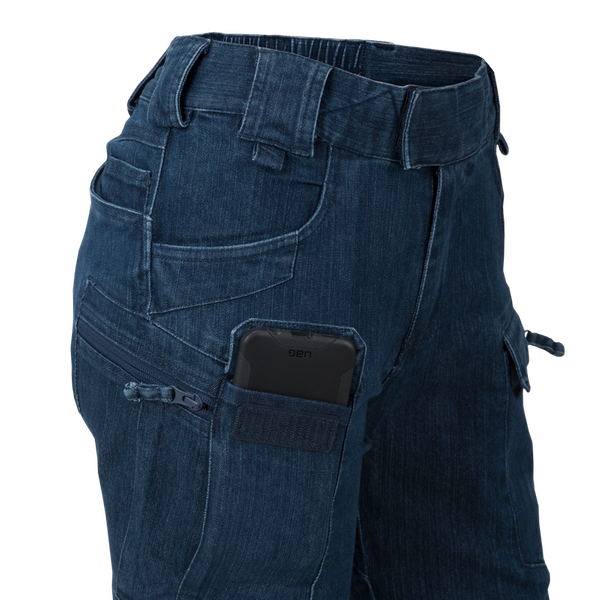 Women's Trousers Resized® Helikon-Tex UTP Urban Tactical Pant Denim Blue Marine Blue (SW-UTR-DS-97)