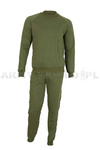 Military tracksuit Polish / undersuit Shirt + Pants Original Oliv New