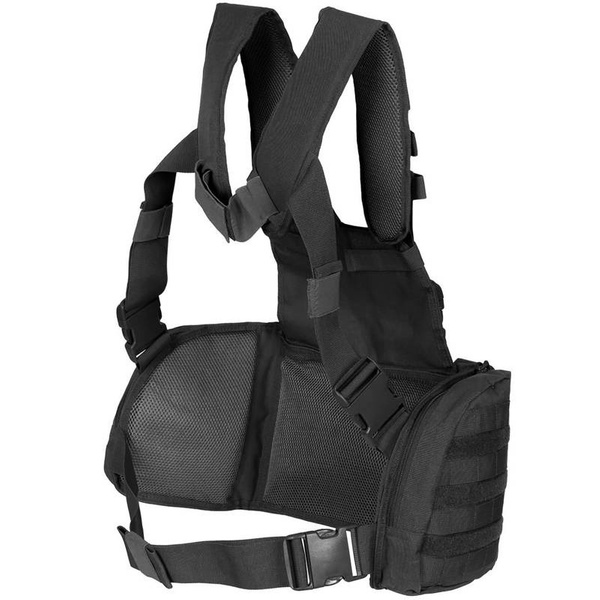 Kamizelka Taktyczna Chest Rig "Mission" MFH Czarna (04633A)