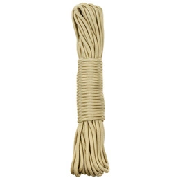 Paracord Rope 50 FT 15 Metres MFH Beige (27513R)
