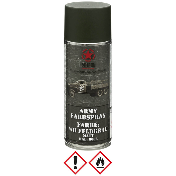 Farba Maskująca / Spray Do Broni 400 ml MFH Mat WH Field Grey (27375O)