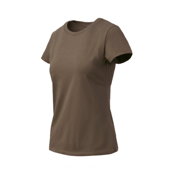 Women's T-shirt Organic Cotton Slim Helikon-Tex Earth Brown (TS-TSW-OS-0A)