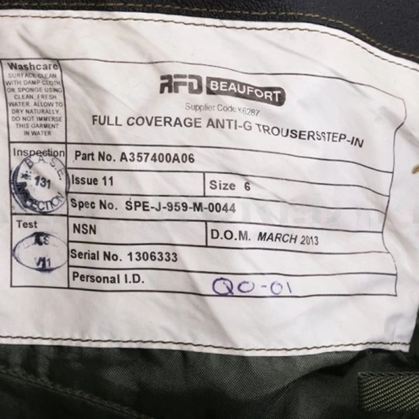 Spodnie Pilota RFD Beaufort Full Coverage Ani-G Olive Oryginał Demobil