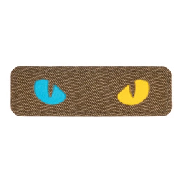 Naszywka Cat Eyes M-Tac GID Coyote / Yellow / Blue (51494995)