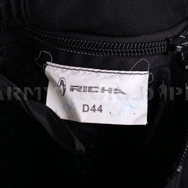 Spodnie Z Ochraniaczmi Motocyklowe RICHA Czarne Oryginał Demobil DB