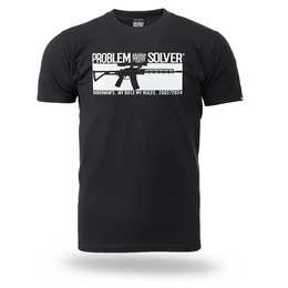 T-shirt  Problem Solver Doberman's Aggressive Czarny (TS331A)