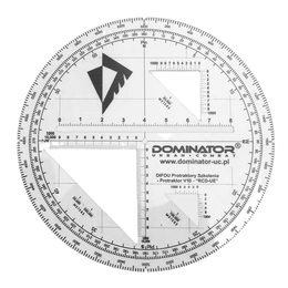 Protraktor / Kątomierz Wojskowy Na Mapę DIFOU V10 Dominator