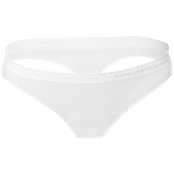 Women's Thong Comfort Cotton Brubeck White