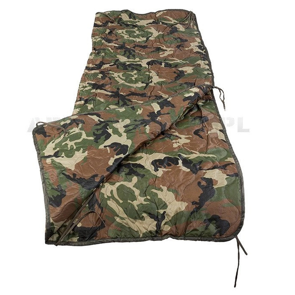 Blanket Deka Poncho Liner Woodland Mil-tec New