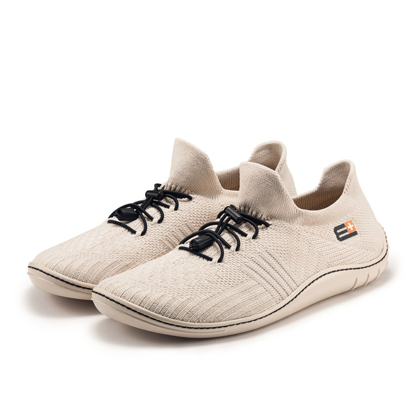 Buty Męskie Barefoot Merino Brubeck Kremowe (SH5001M)