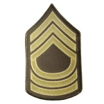 Naszywka Master Sergeant Stopień Starszy Sierżant US ARMY Oryginał Nowa