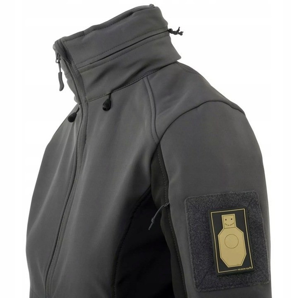 Women's Jacket Helikon-Tex Gunfighter Shark Skin Windblocker Black (KU-GUW-FM-01)