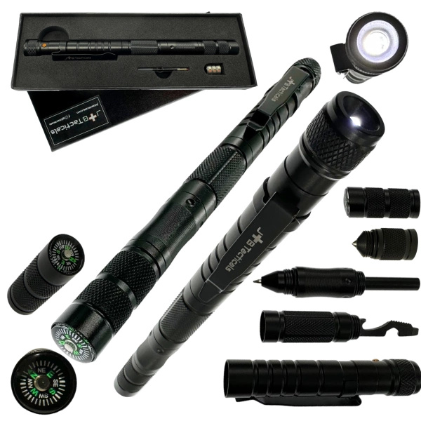 Kubotan 10w1 Długopis Taktyczny JB Tacticals Czarny