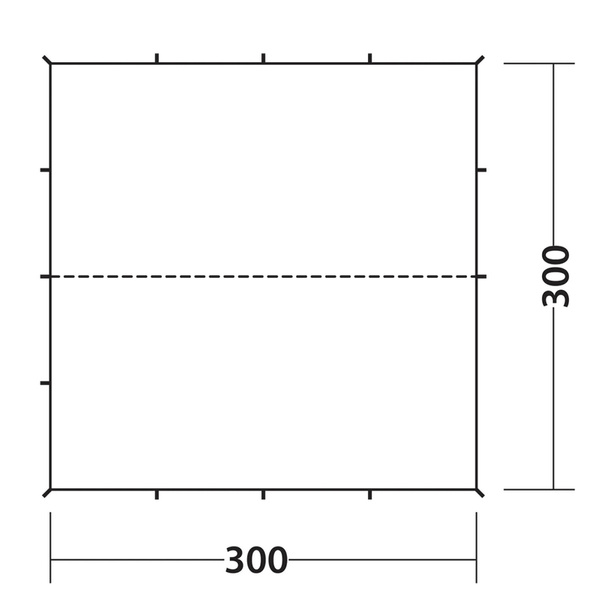 Tarp Turystyczny 3 x 3 m Robens Olive