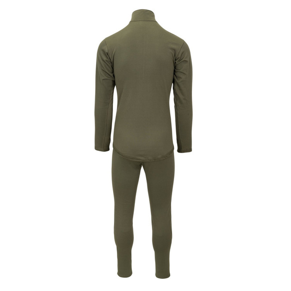 Thermoactive Underwear Level 2 III Gen. Helikon-Tex Set Shirt + Drawers Olive (KP-UN2-PO-02)