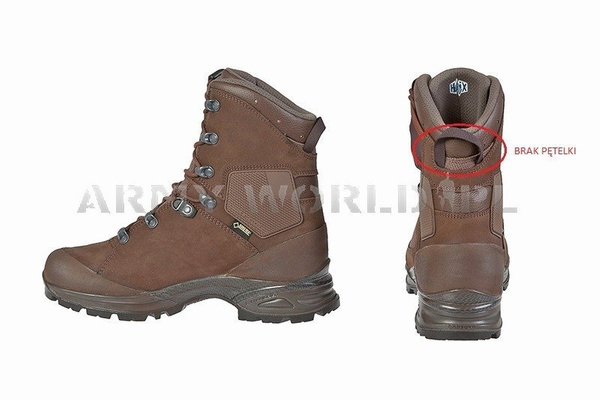 Buty Wojskowe Francuskie Haix Nepal Pro Brąz Nowe - II Gatunek