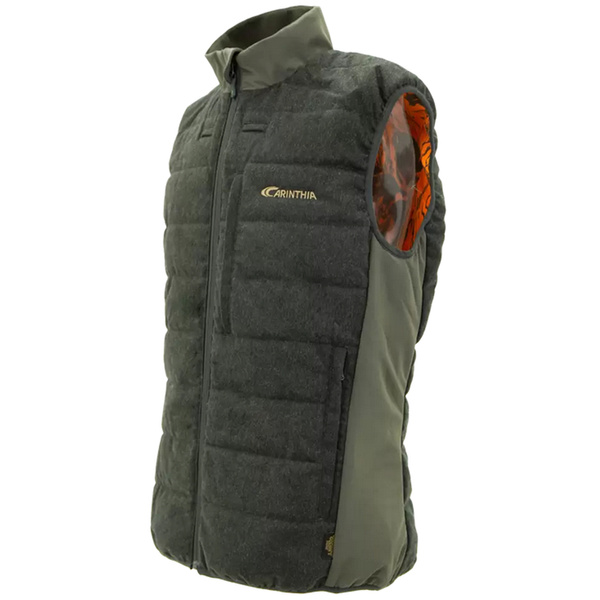 Ultra Loden Reversible Vest G-LOFT® Carinthia Olive / Orange Blaze Camo 