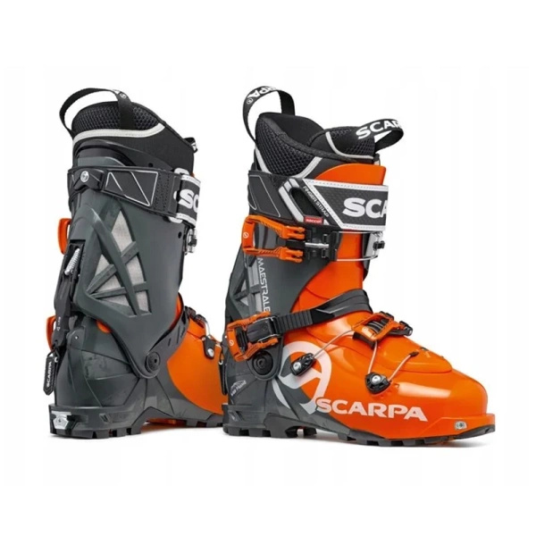 Buty Narciarskie Maestrale 2.0 SCARPA Czarno / Pomarańczowe Oryginał Demobil BDB