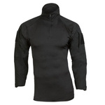 Tactical Shirt To Wear With Tactical Vest Black Ripstop Mil-tec New (10920002)