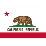 Flaga California Republic 100 x 150 cm Fosco (447200)