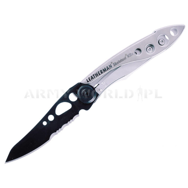 Nóż Składany Skeletool KBx Leatherman® Black / Silver (832619)