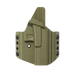 Kabura G17 OWB ZERO CANT NO LIGHT HOLSTER Full Kydex do Glock 17 Direct Action Flat Dark Earth (HP-OGTR-KDX-FDE)