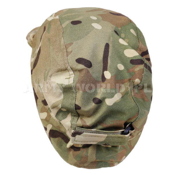 Czapka Uszatka Wojskowa Brytyjska MTP (Multi Terrain Pattern) Z Polarem Oryginał Demobil BDB