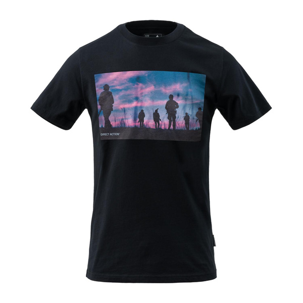 T-shirt Sunset Direct Action Czarny (TS-SUNS-CTN-BLK)