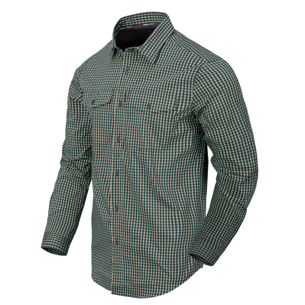 Shirt Covert Concealed Carry Helikon-Tex Savage Green Checkered (KO-CCC-CB-C1)