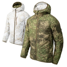 Kurtka Dwustronna WOLFHOUND Hoodie Windpack Helikon-Tex Pencott Wildwood / Pencott Snowdrift(KU-RWH-NL-4544A-B08)