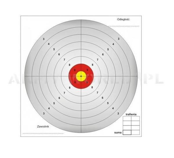 Shooting Targets 14 x 14 cm 100 Pieces