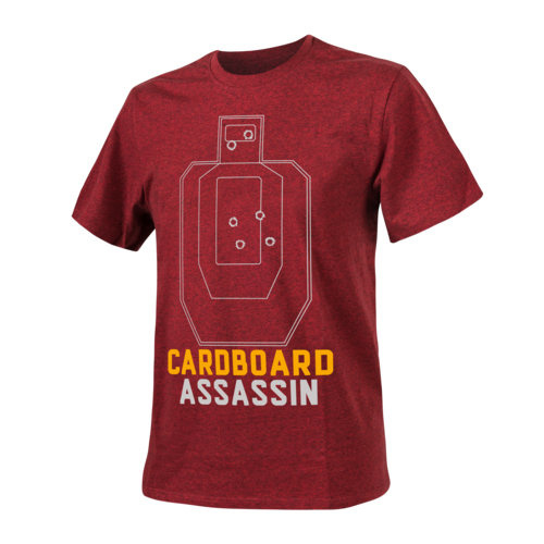 T-shirt Helikon-Tex Cardboard Assassin Melange Red (TS-CAS-CO-2501Z)