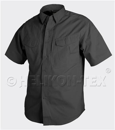 Tactical Shirt Defender Short Sleeves Helikon-Tex Matching To Uniform Black (KO-DES-CO-01)