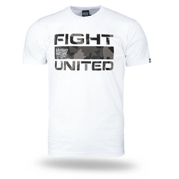 T-shirt Fight United Doberman's Aggressive Biały (TS339)