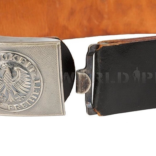 Military Leather Gala Belt Bundeswehr Original New