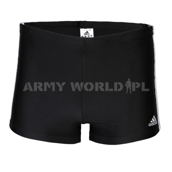 Kąpielówki Bokserki Wojskowe Holenderskie Adidas Oryginał Czarne Nowe