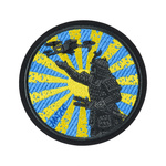 Naszywka Droga Samuraja (Haftowana) M-Tac Żółto / Niebieska (51426002)