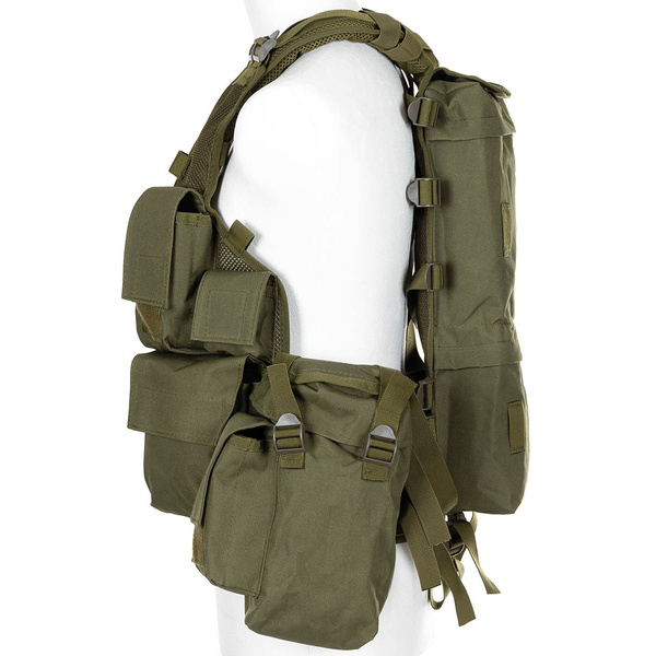 Kamizelka Taktyczna Tactical Vest + Kieszenie MFH Olive (30993B)