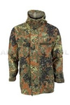 Bundeswehr Waterproof Jacket Gore-Tex CARINTHIA Flecktarn Original Used