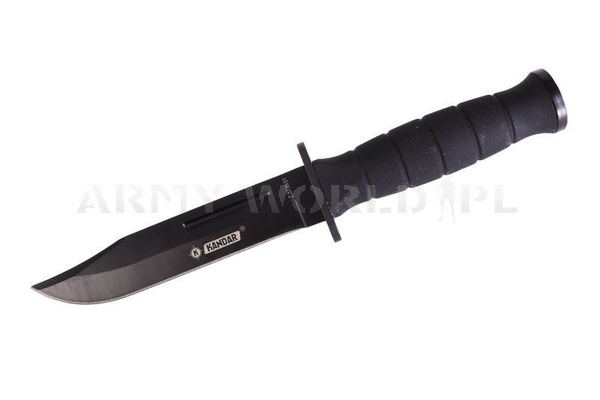 Nóż Taktyczny N95 + Pochwa + Ostrzałka Kandar Czarny