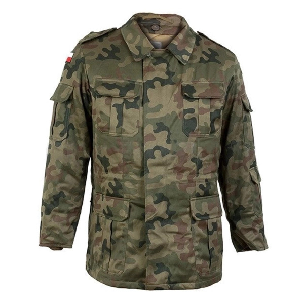 Military Polish Jacket 130/MON Camouflage WZ93 Genuine Military Surplus -  Set of 10 Pieces 