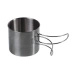 Kubek Ze Skladanym Uchwytem 600 ml Mil-tec Stalowy (14602600)